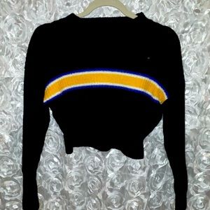 Stripped Crop Sweater